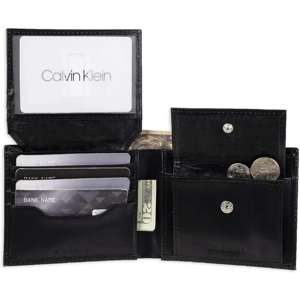 BILLETERA CALVIN KLEIN COIN BIFOLD NEGRO HOMBRE