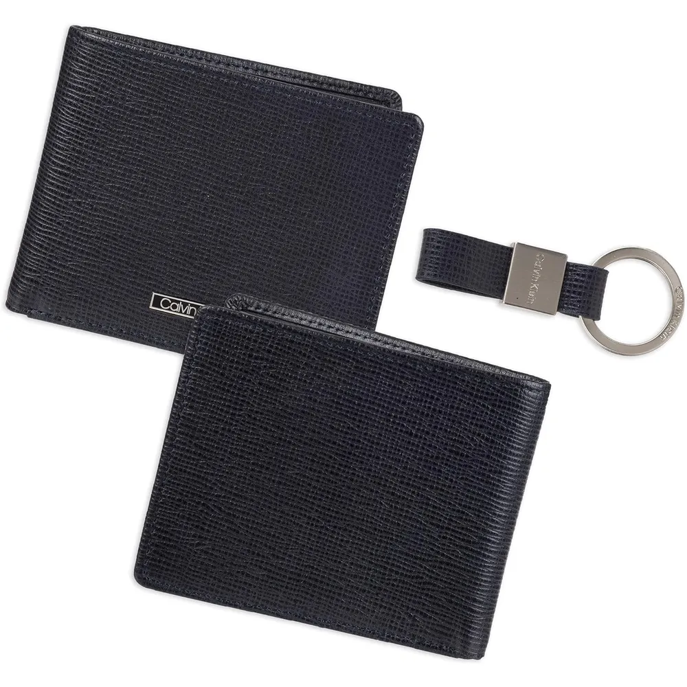BILLETERA CALVIN KLEIN BIFOLD NAVY HOMBRE