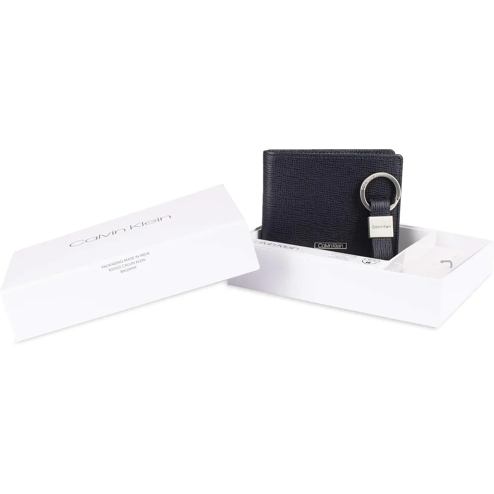 BILLETERA CALVIN KLEIN BIFOLD NAVY HOMBRE