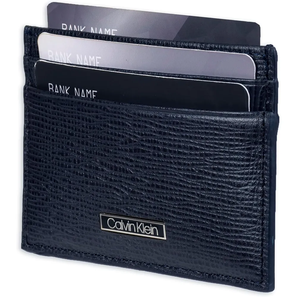 TARJETERO CALVIN KLEIN BIFOLD NAVY HOMBRE