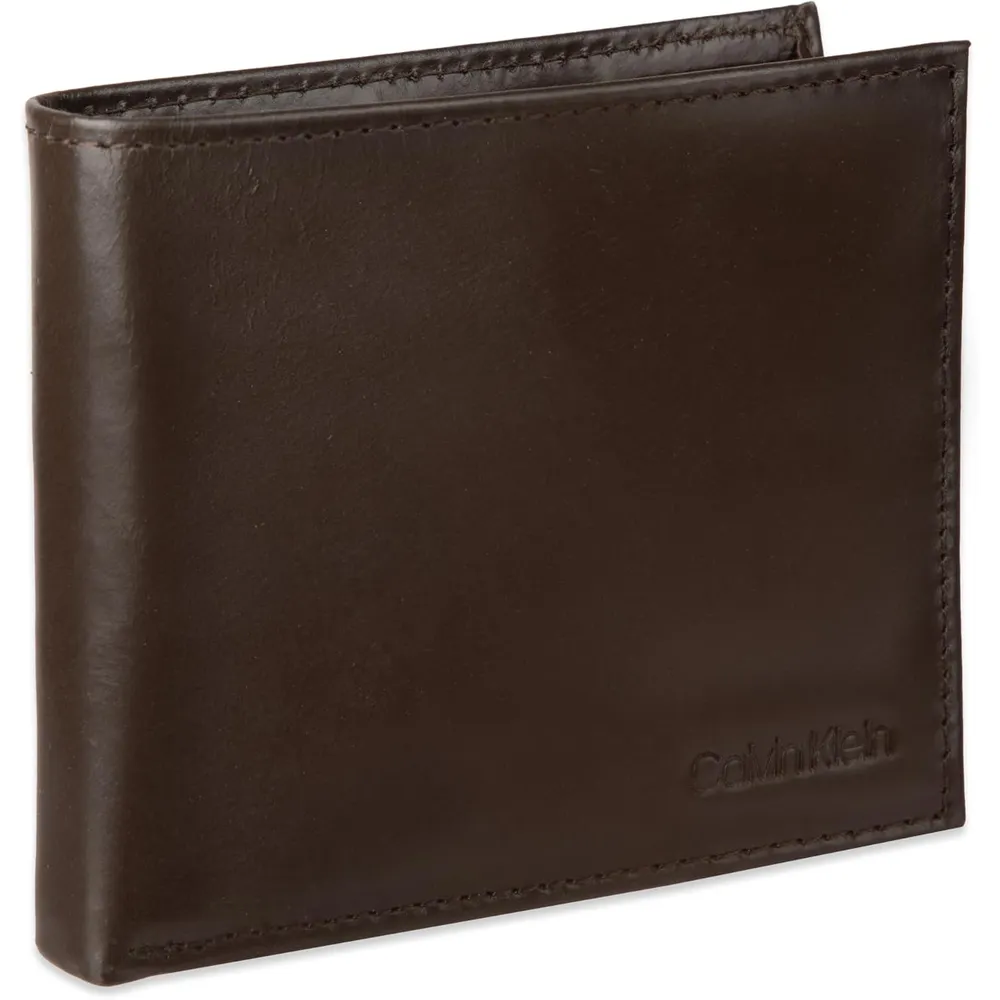 BILLETERA CALVIN KLEIN BIFOLD MARRÓN HOMBRE