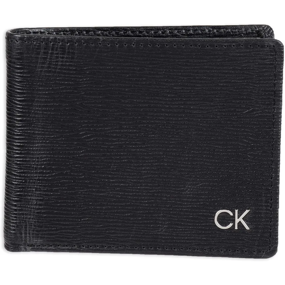 BILLETERA CALVIN KLEIN SLIM BIFOLD RFID NEGRO HOMBRE