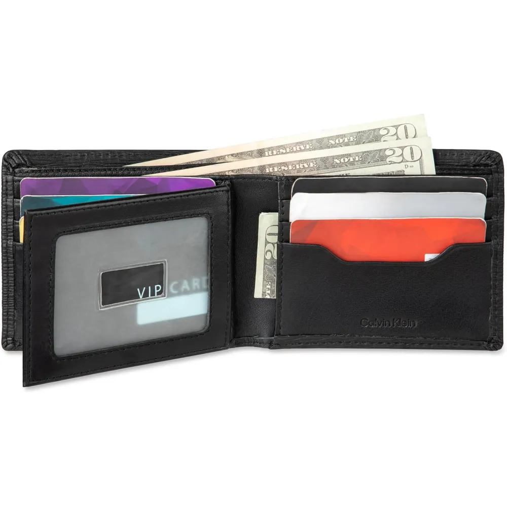 BILLETERA CALVIN KLEIN SLIM BIFOLD RFID NEGRO HOMBRE