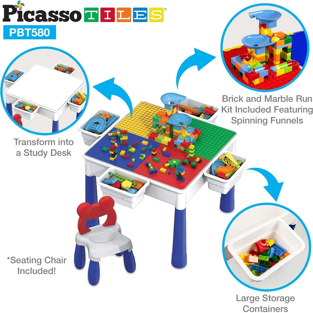 MESA ACTIVIDADES BLOQUES CON SILLA PICASSOTILES