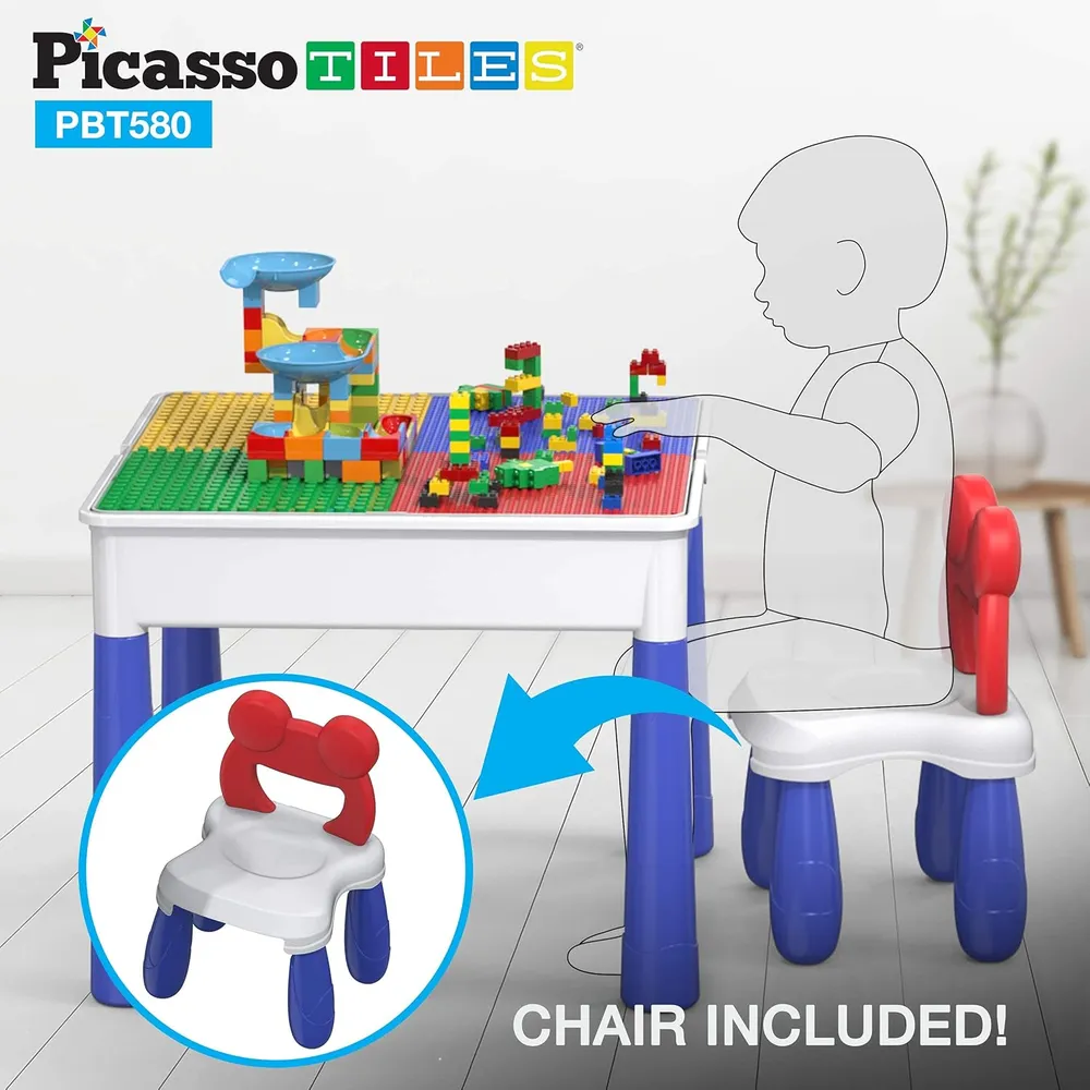 MESA ACTIVIDADES BLOQUES CON SILLA PICASSOTILES