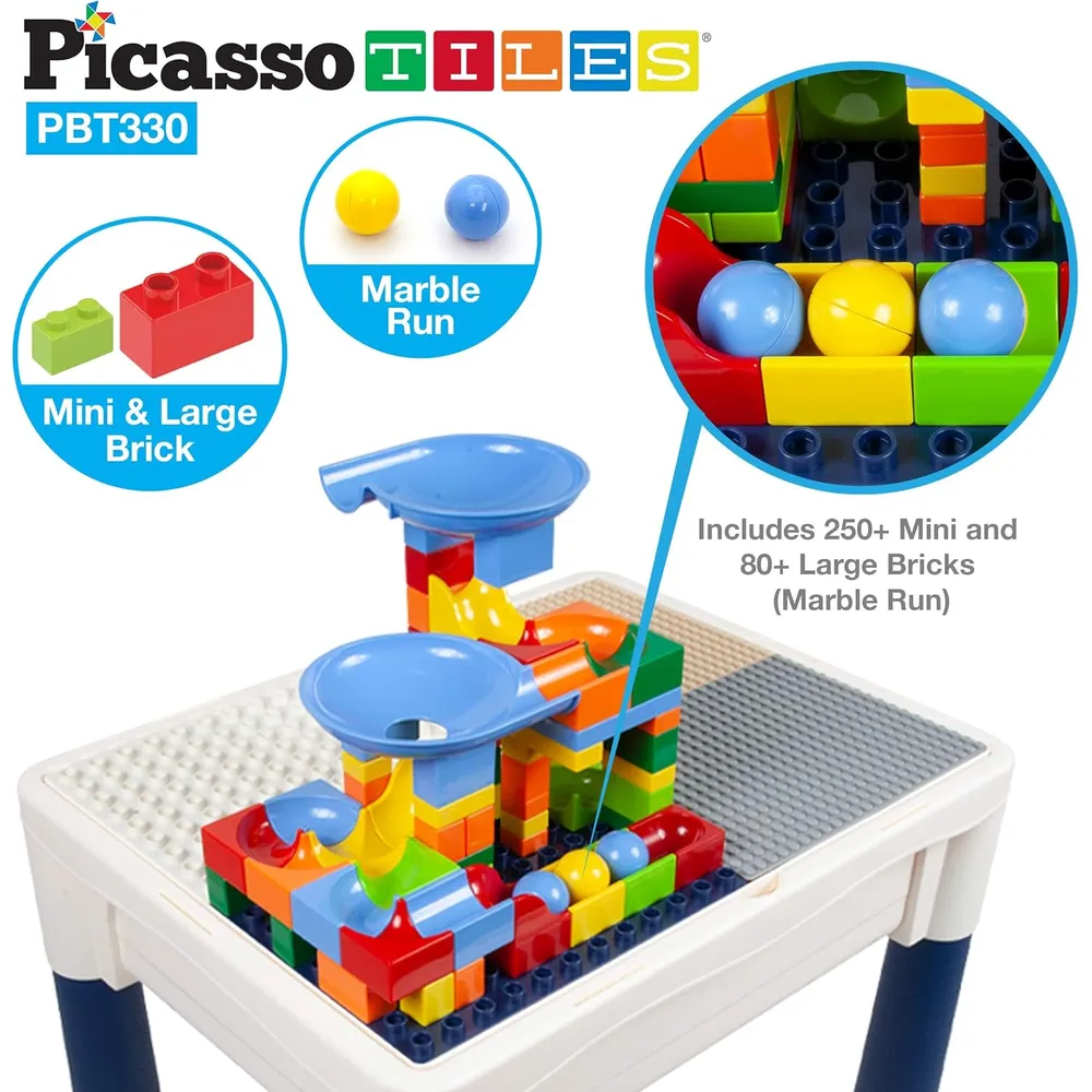 MESA ACTIVIDADES BLOQUES Y CANICAS PICASSOTILES