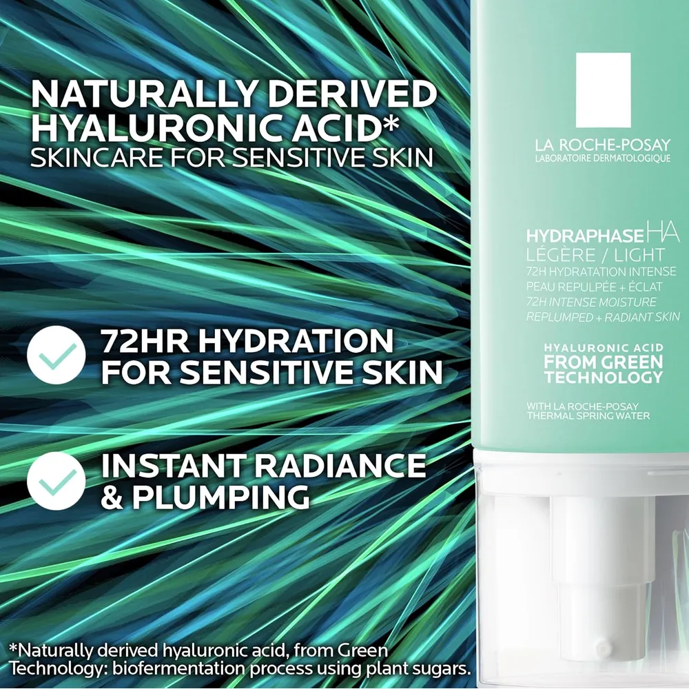 CREMA FACIAL HIDRATANTE LIGERA HYDRAPHASE HA LA ROCHE-POSAY 1.7 OZ / 50 ML