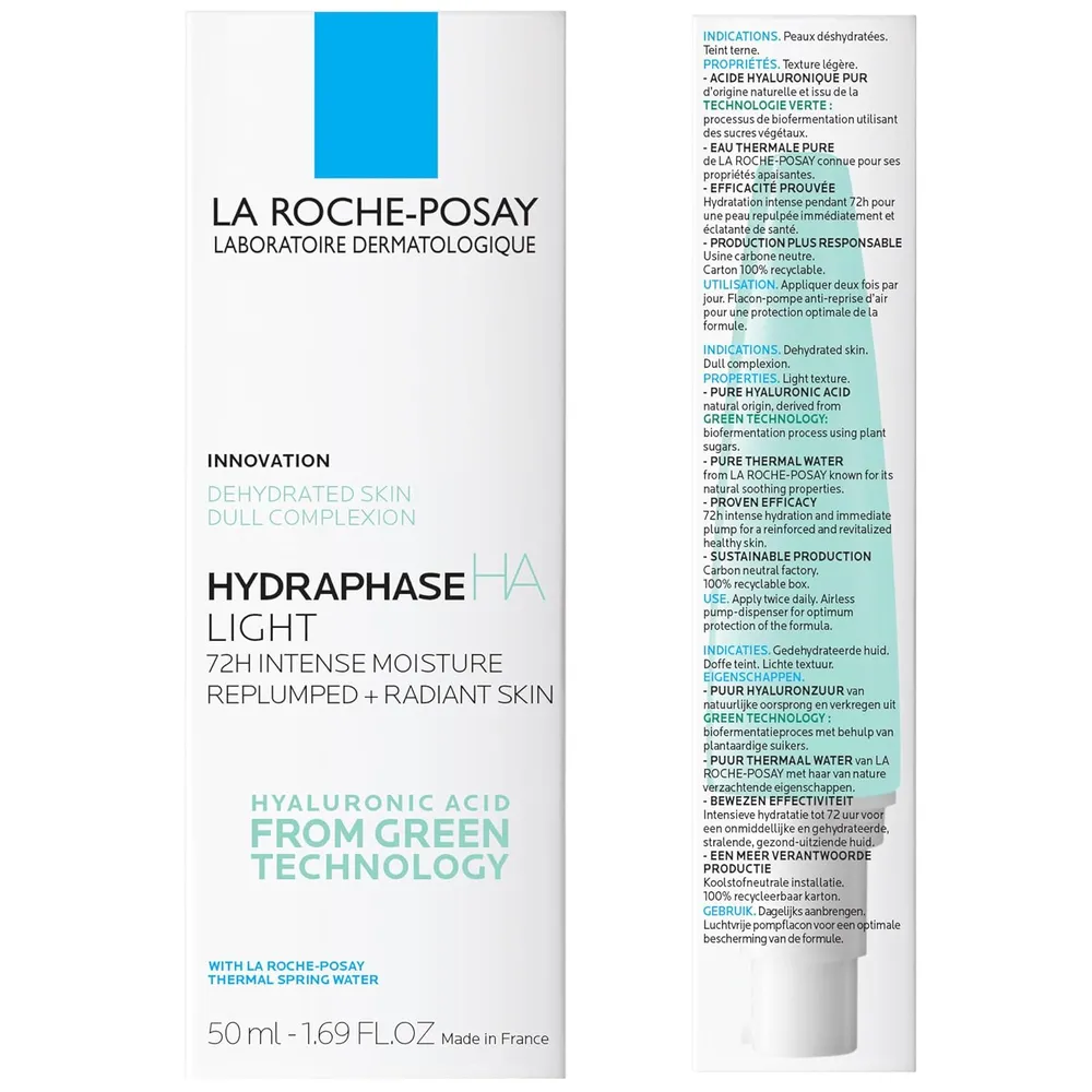 CREMA FACIAL HIDRATANTE LIGERA HYDRAPHASE HA LA ROCHE-POSAY 1.7 OZ / 50 ML