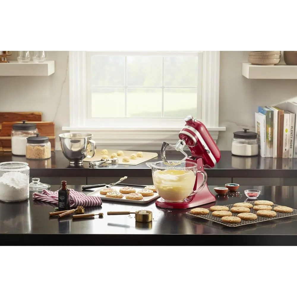 KITCHENAID , RECIPIENTE DE VIDRIO 3.5 QT PARA BATIDORAS CON CABEZAL INCLINABLE