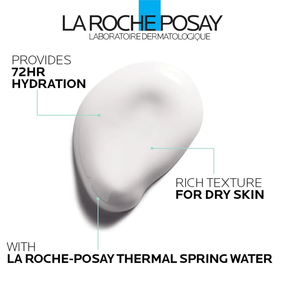 CREMA FACIAL HIDRATANTE PARA PIEL SECA HYDRAPHASE HA RICH LA ROCHE-POSAY 1.7 OZ / 50 ML