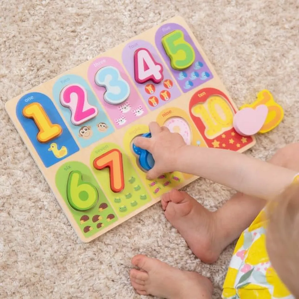 JUEGO ROMPECABEZAS CONTEMOS HASTA 10 FAT BRAIN TOYS