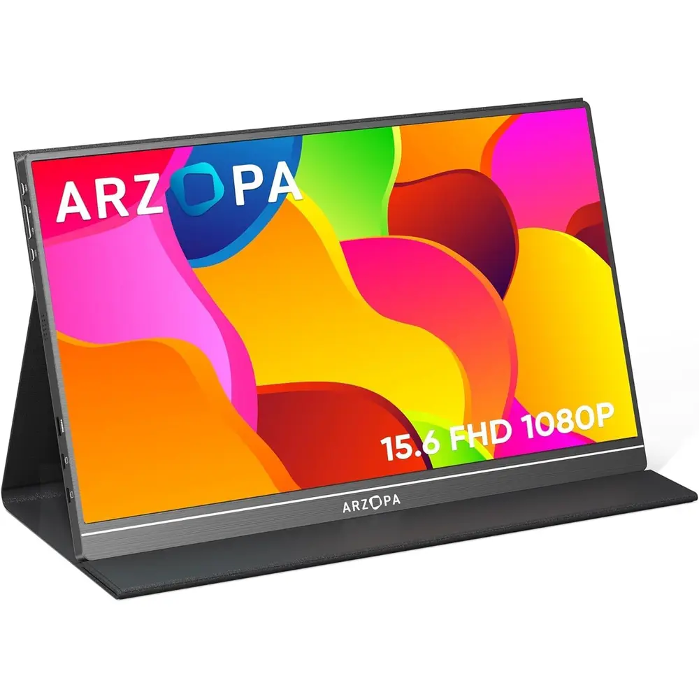 MONITOR PORTÁTIL 15.6" FHD 1080P S1 TABLE ARZOPA – HDR, EYE-CARE, USB-C & HDMI | BLACK