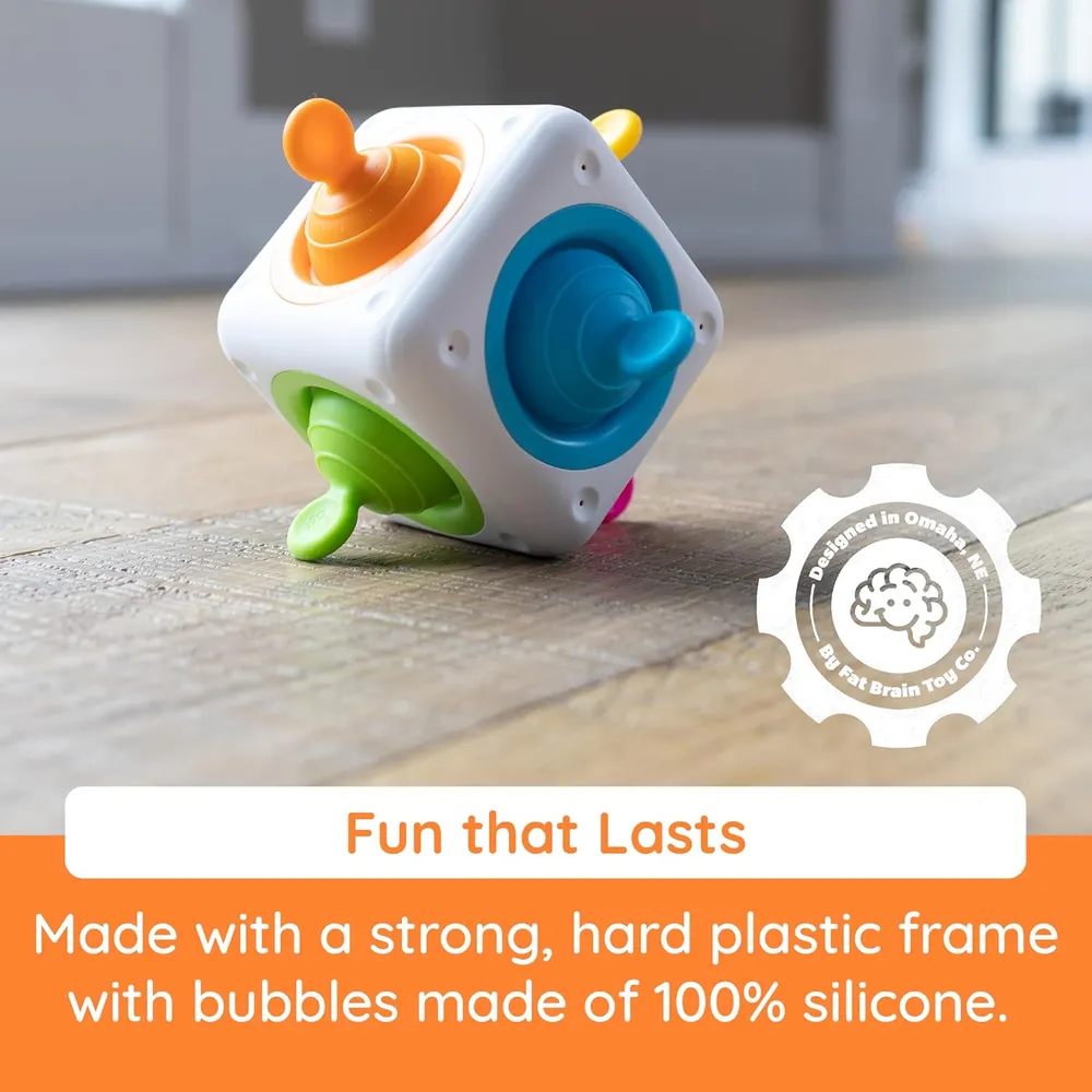 JUGUETE CUBO SENSORIAL FAT BRAIN TOYS