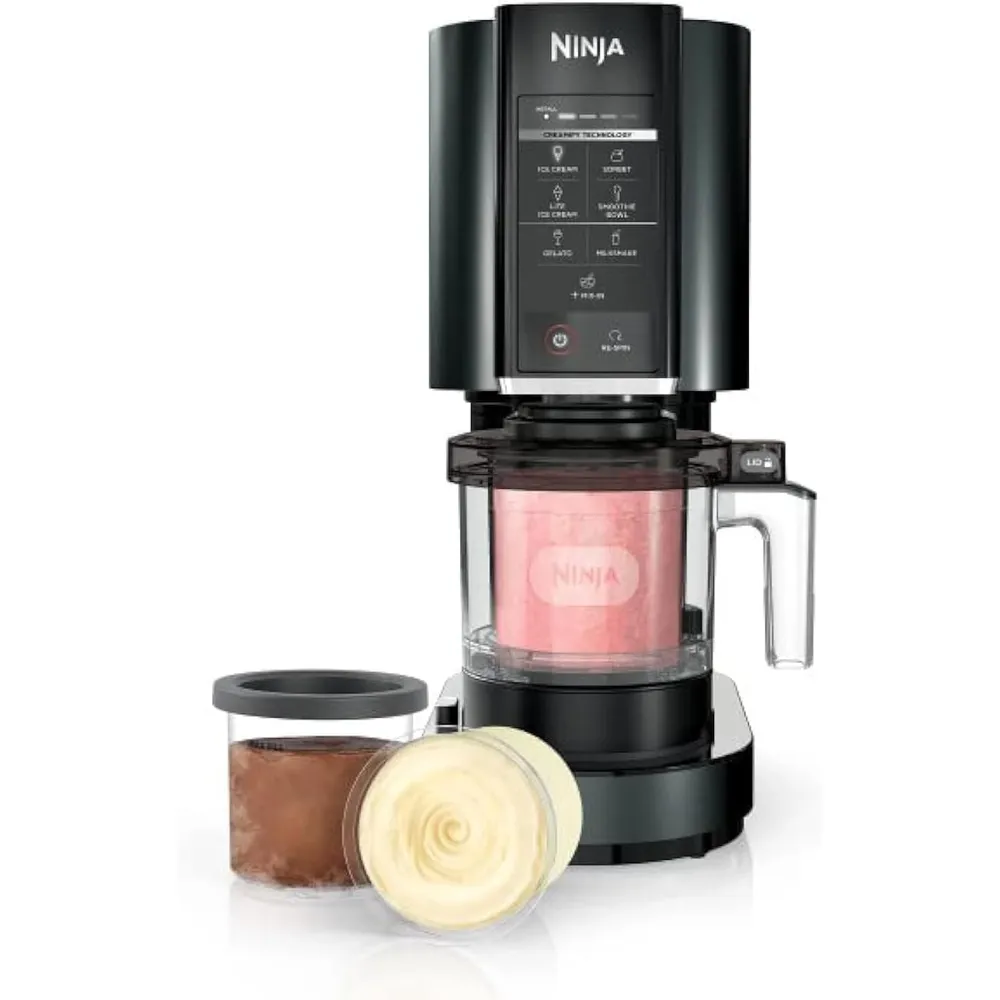 NINJA MÁQUINA PARA HELADOS CREAMI + 3 RECIPIENTES 16 OZ / 473 ML | NEGRO