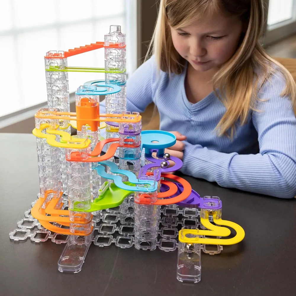 JUGUETE PISTA DE CANICAS DELUXE 124 PIEZAS FAT BRAIN TOYS