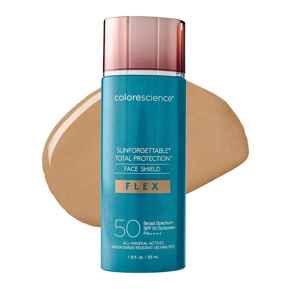 Protector facial protección total Colorescience de 1.8 fl oz / 53 ml | Tan