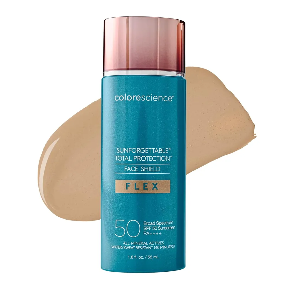 Protector facial protección total Colorescience de 1.8 fl oz / 53 ml | Medium