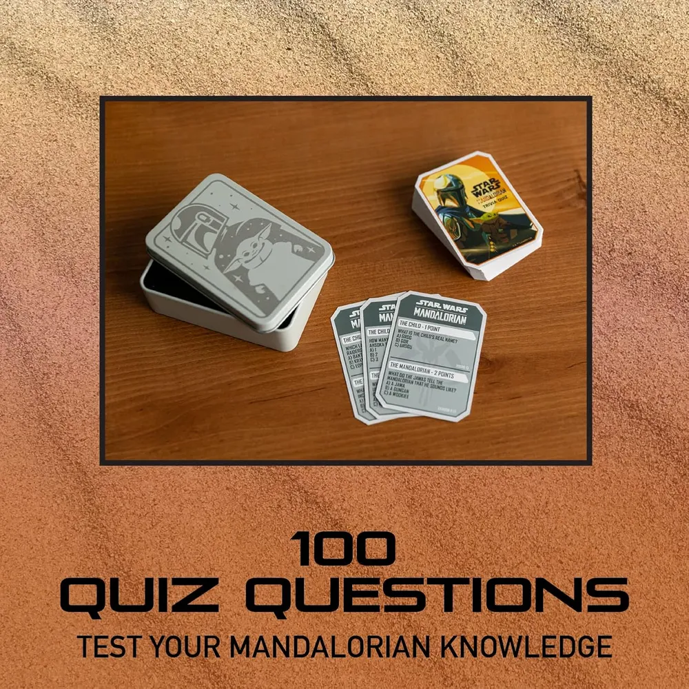 Paladone Mandalorian, trivia 100 preguntas Star Wars oficial