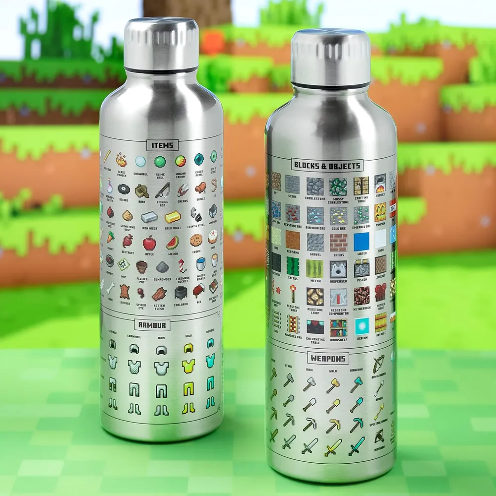 b09448b8cw_1_webp.webp Paladone Minecraft, botella metálica 500 ml oficial