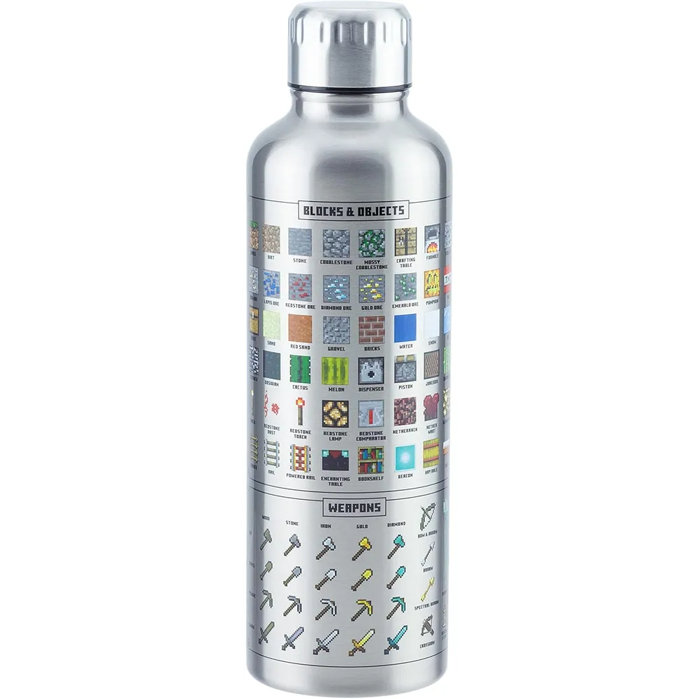 b09448b8cw_3_webp.webp Paladone Minecraft, botella metálica 500 ml oficial