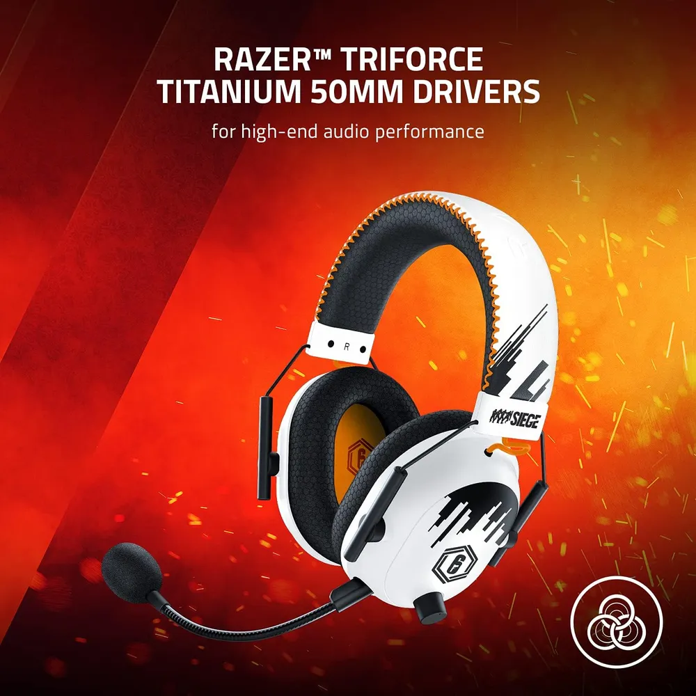 AUDÍFONOS INALÁMBRICOS BLACKSHARK V2 PRO SIX SIEGE RAZER | SIX SIEGE