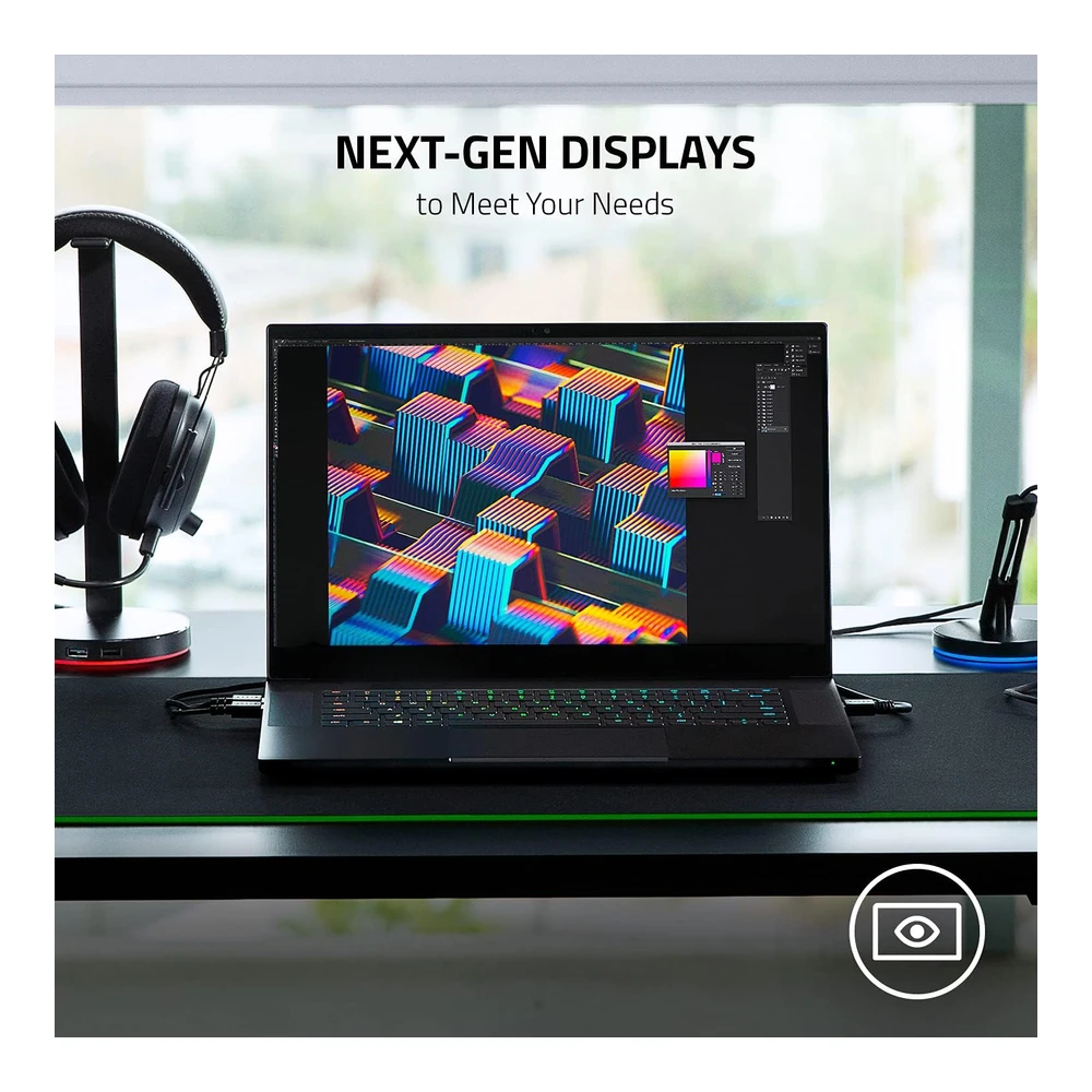 b094nyg9rb_3.webp Laptop Razer Blade 15 Advanced 2021 - Nvidia Geforce Rtx 3070 - Intel Core I7 - 16gb RAM - 1tb SSD - Negro-Teclado Ingles