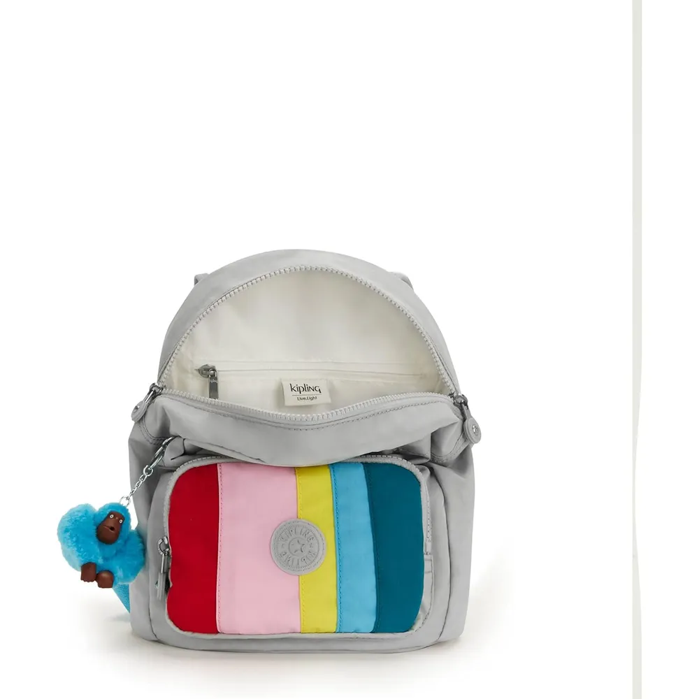 b094pvzt26_2_webp.webp Kipling Mochila Arco Iris Pequeña Caléndula | Raya Arcoíris