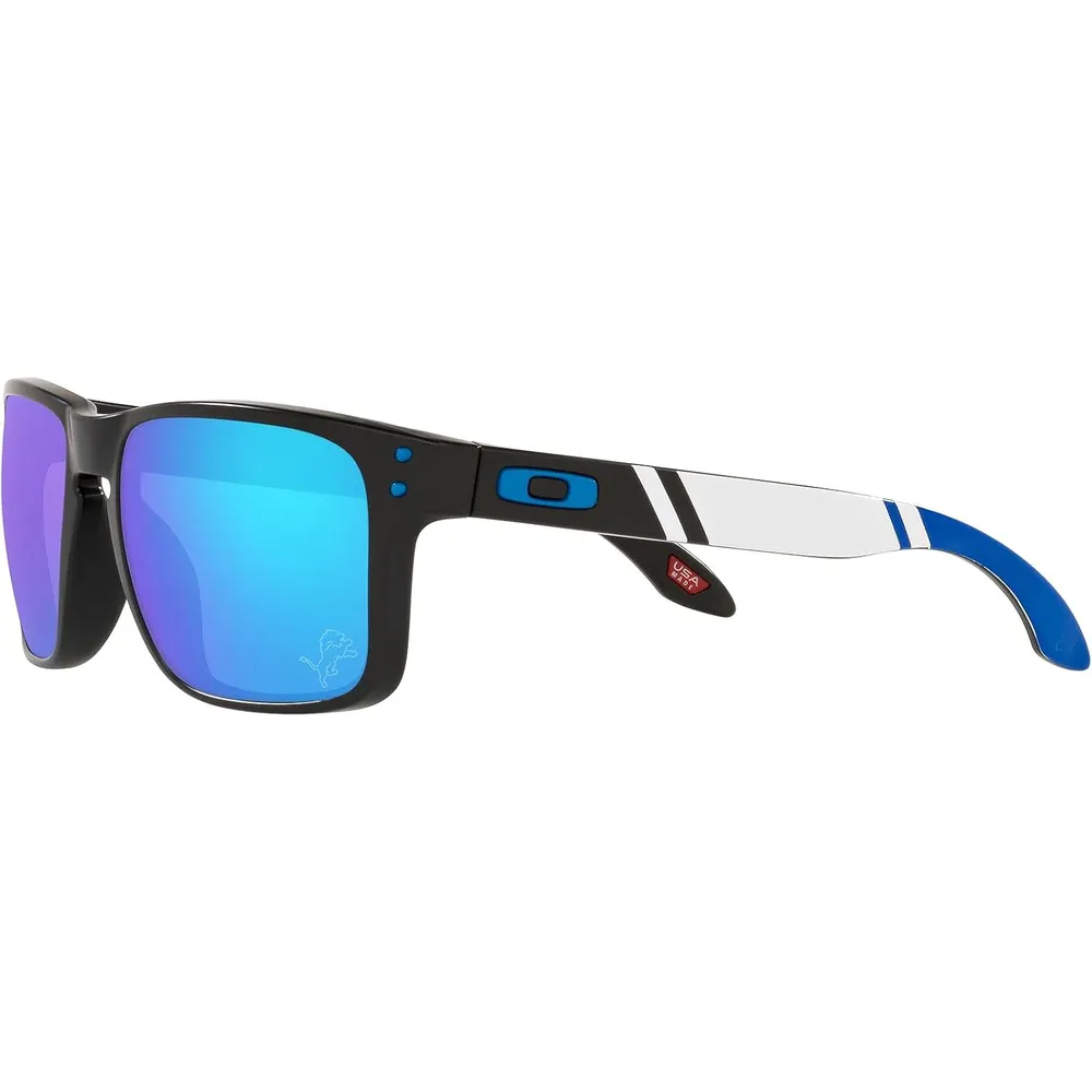 Oakley Holbrook OO9102 NFL Collection Gafas de sol para hombre | Matte Black / Prizm Sapphire III