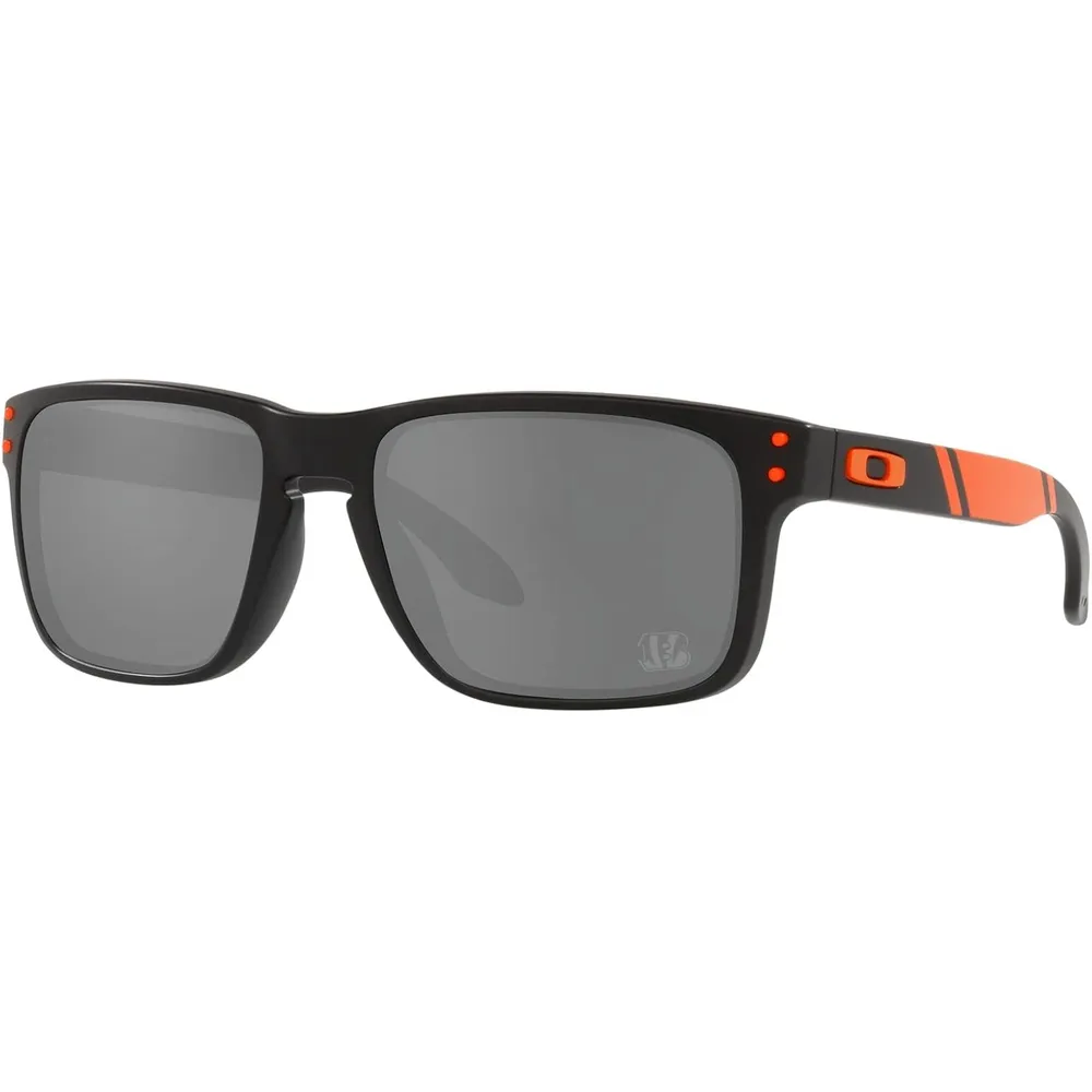 Oakley Holbrook OO9102 NFL Collection Gafas de sol para hombre | Matte Black / Orange / Prizm Black Cincinnati Bengals