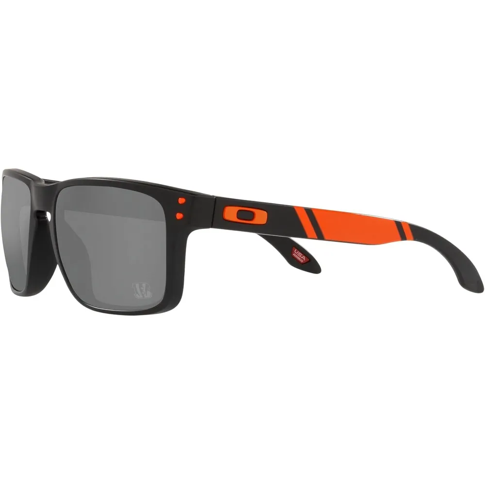 Oakley Holbrook OO9102 NFL Collection Gafas de sol para hombre | Matte Black / Orange / Prizm Black Cincinnati Bengals