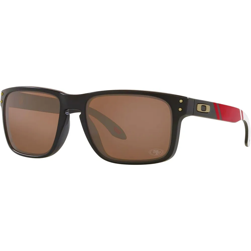 Oakley Holbrook OO9102 NFL Collection Gafas de sol para hombre | Matte Black / Prizm Tungsten II
