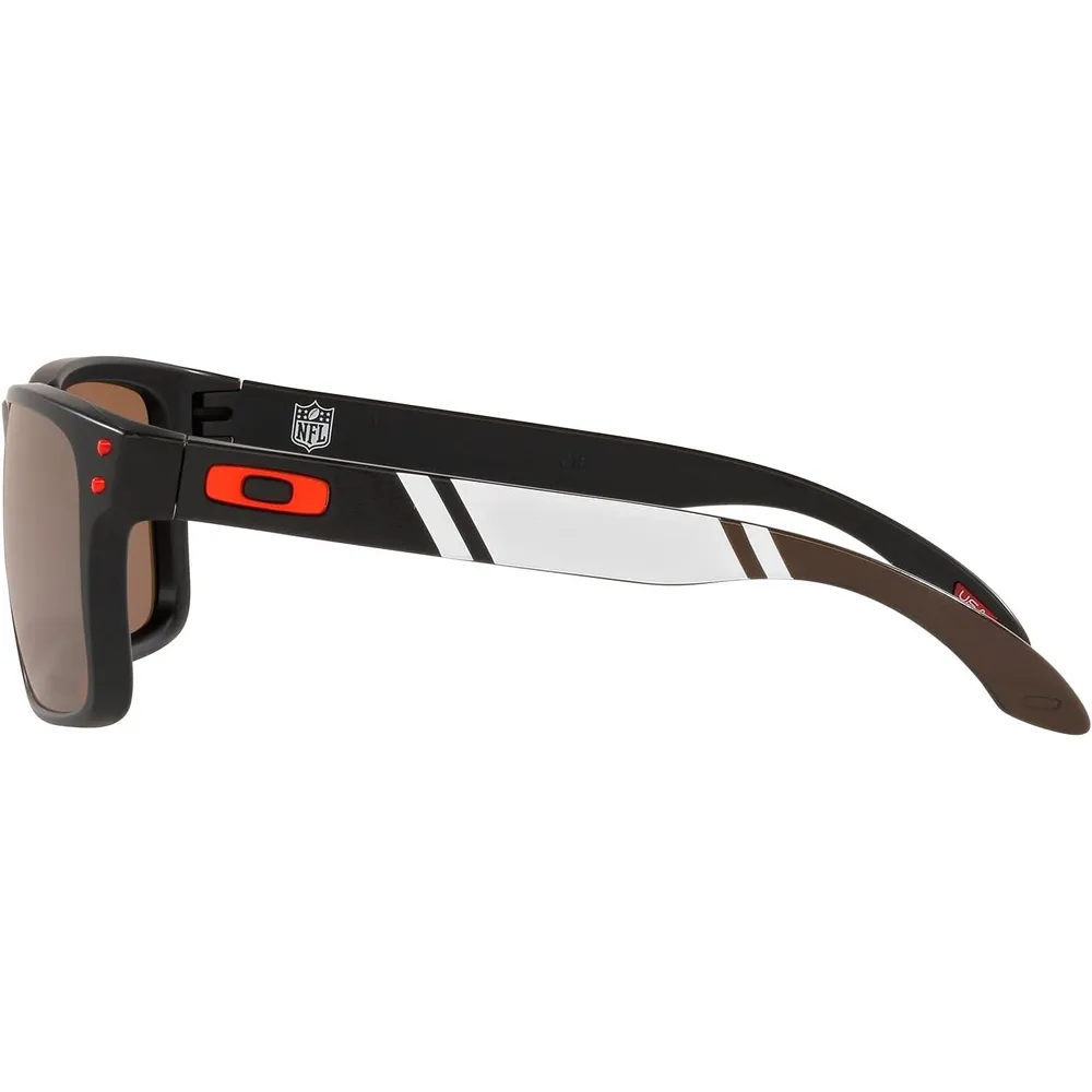 Oakley Holbrook OO9102 NFL Collection Gafas de sol para hombre | Matte Black / Prizm Tungsten IV