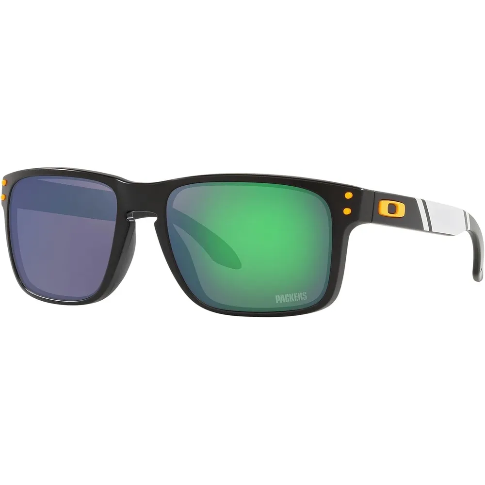 Oakley Holbrook OO9102 NFL Collection Gafas de sol para hombre | Matte Black / Prizm Jade I