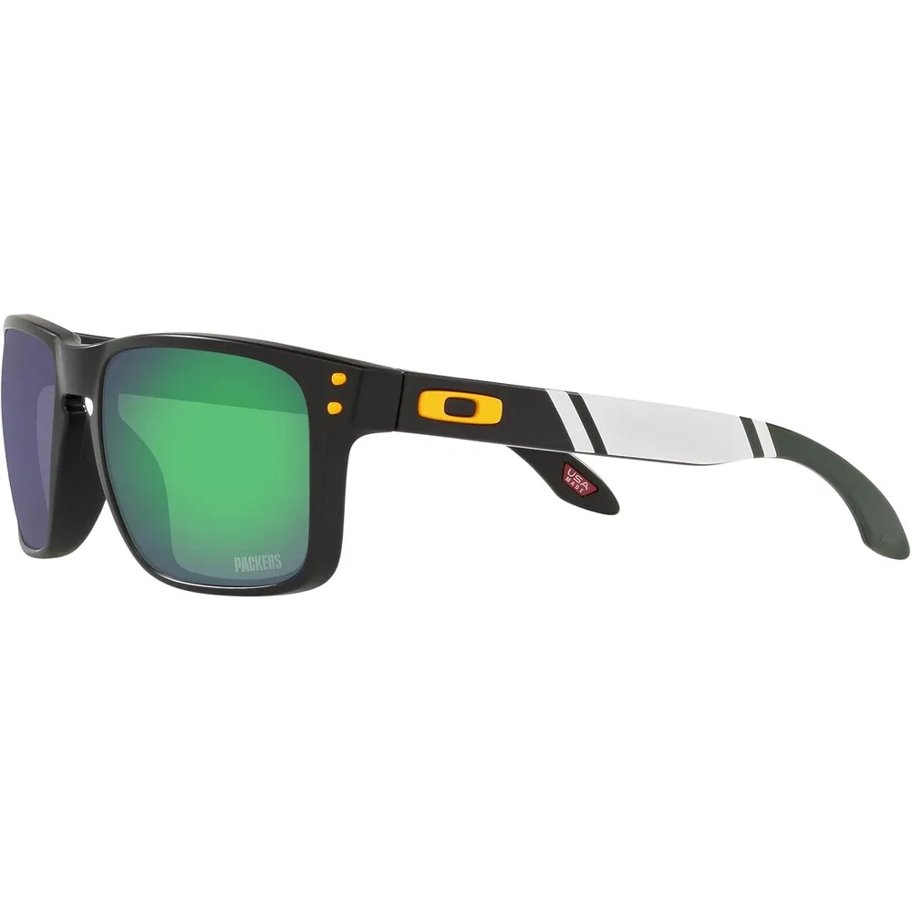 Oakley Holbrook OO9102 NFL Collection Gafas de sol para hombre | Matte Black / Prizm Jade I