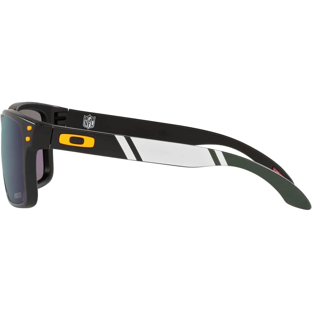 Oakley Holbrook OO9102 NFL Collection Gafas de sol para hombre | Matte Black / Prizm Jade I