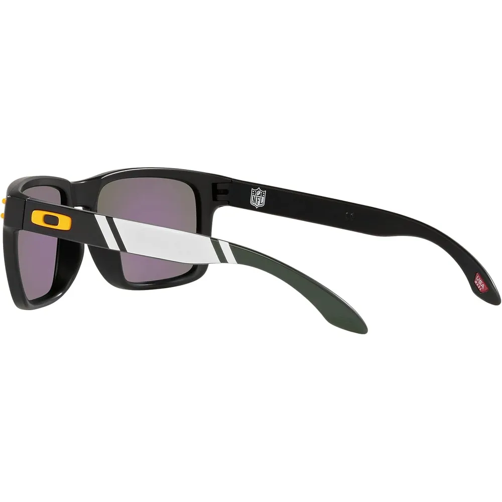 Oakley Holbrook OO9102 NFL Collection Gafas de sol para hombre | Matte Black / Prizm Jade I