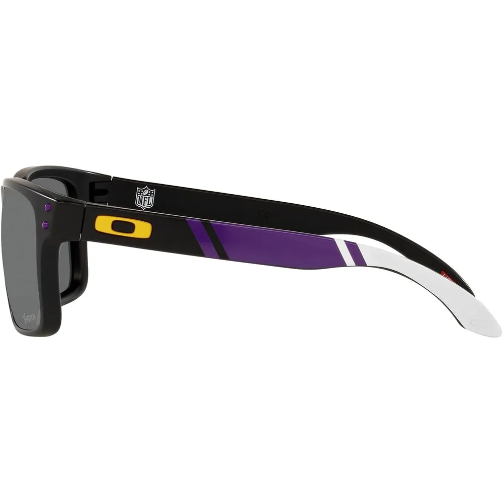 b094ywrxph_3_webp.webp Oakley Holbrook OO9102 NFL Collection Gafas de sol para hombre | Matte Black / Yellow / Prizm Black Minnesota Vikings