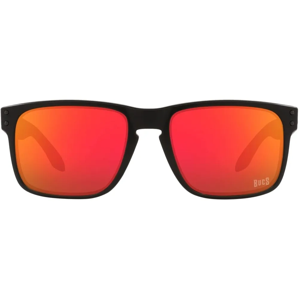 Oakley Holbrook OO9102 NFL Collection Gafas de sol para hombre | Matte Black / Prizm Ruby II