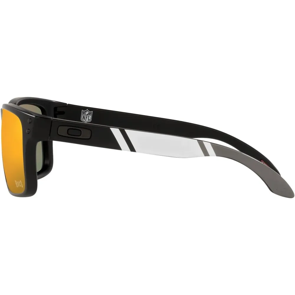 Oakley Holbrook OO9102 NFL Collection Gafas de sol para hombre | Matte Black / Prizm Ruby II
