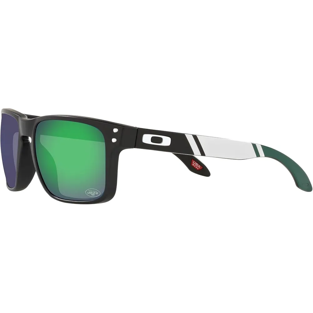 Oakley Holbrook OO9102 NFL Collection Gafas de sol para hombre | Matte Black / Prizm Jade II