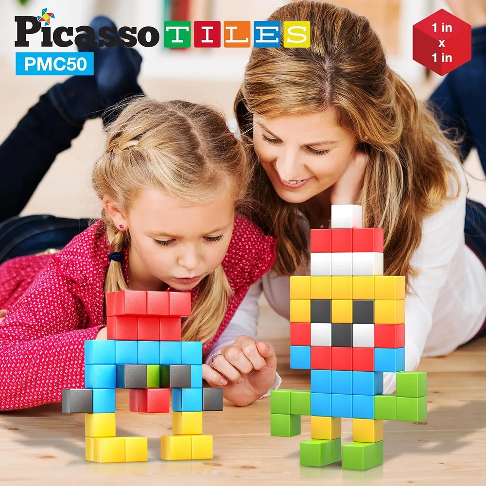 CUBOS MAGNÉTICOS PIXEL 1"  PICASSOTILES