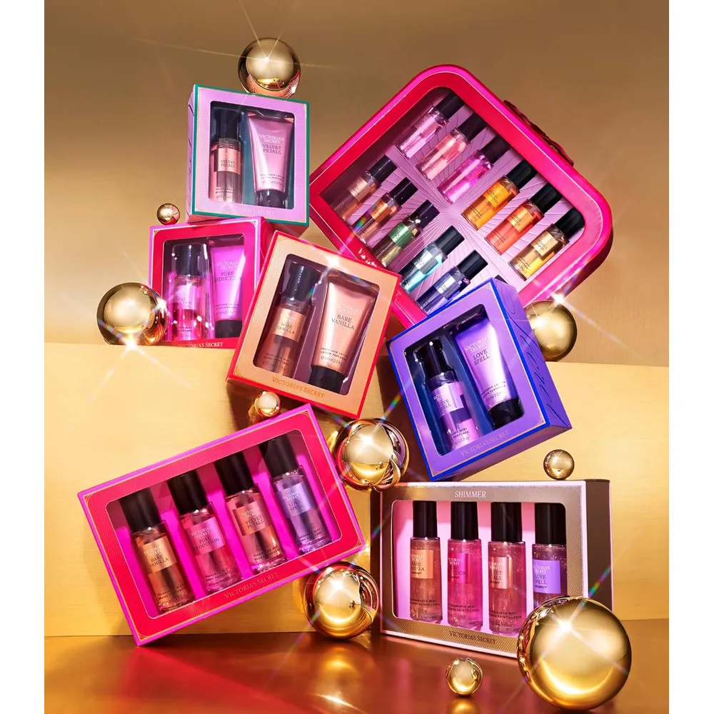 SET BARE VANILLA MINI PERFUME VICTORIA SECRET MUJER 2PZS