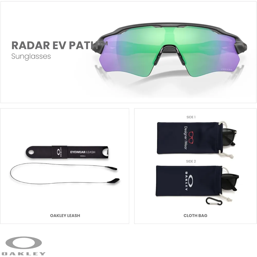 Oakley Radar EV Path OO9208 Gafas de sol para hombre | Steel / Prizm Road Jake