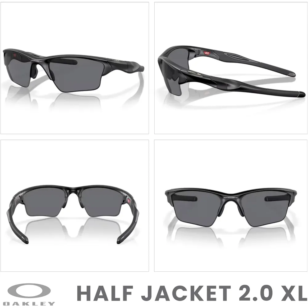 Oakley Half Jacket 2.0 XL OO9154 Gafas de sol para hombre | Matte Black / Grey I