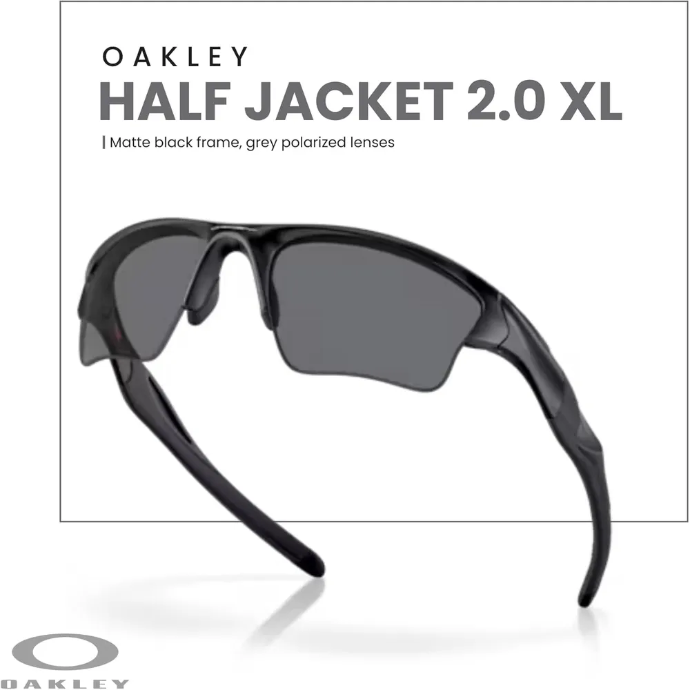 Oakley Half Jacket 2.0 XL OO9154 Gafas de sol para hombre | Matte Black / Grey I