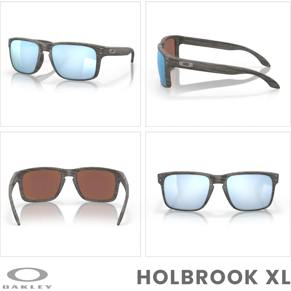 Oakley Holbrook OO9102 Gafas de sol para hombre | Woodgrain / Prizm Deep Water
