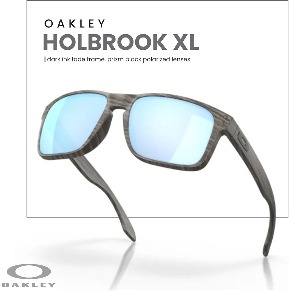 Oakley Holbrook OO9102 Gafas de sol para hombre | Woodgrain / Prizm Deep Water
