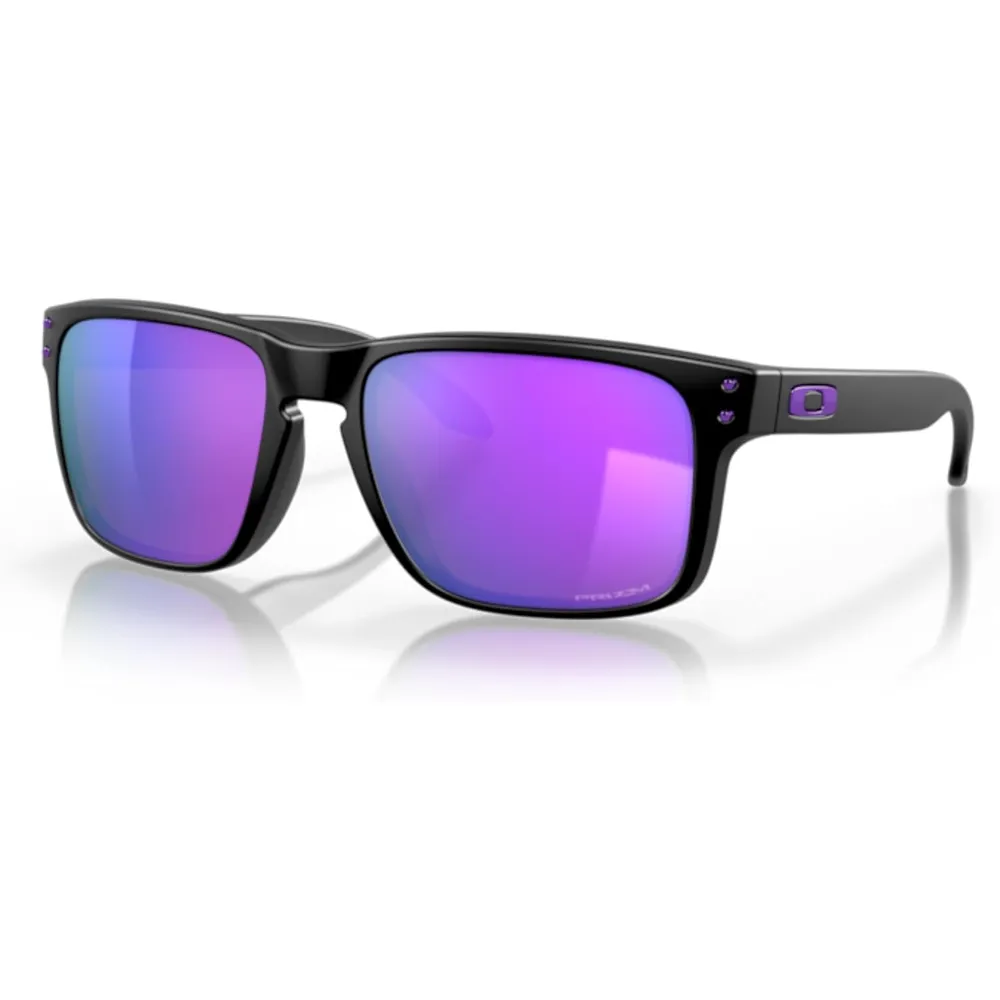 Oakley Holbrook OO9102 Gafas de sol para hombre | Matte Black / Prizm Violet I