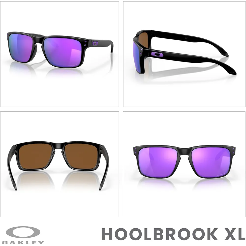 Oakley Holbrook OO9102 Gafas de sol para hombre | Matte Black / Prizm Violet I