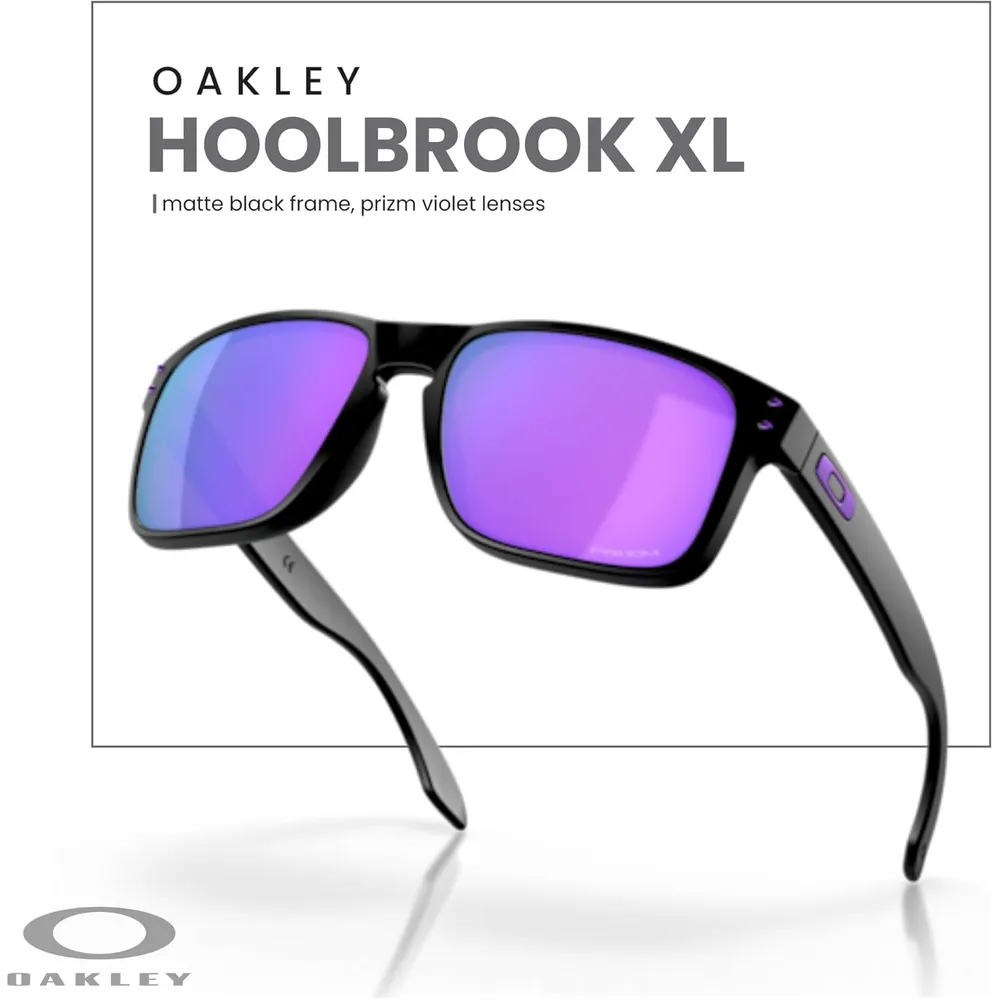 Oakley Holbrook OO9102 Gafas de sol para hombre | Matte Black / Prizm Violet I